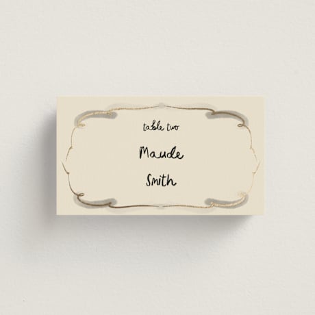 Foil-Pressed Place Cards