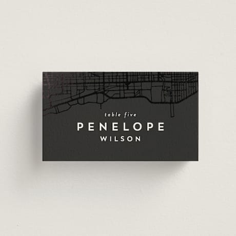 Foil-Pressed Place Cards