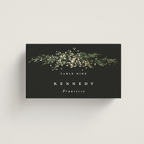 Foil-Pressed Place Cards