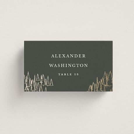 Foil-Pressed Place Cards