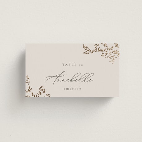 Foil-Pressed Place Cards