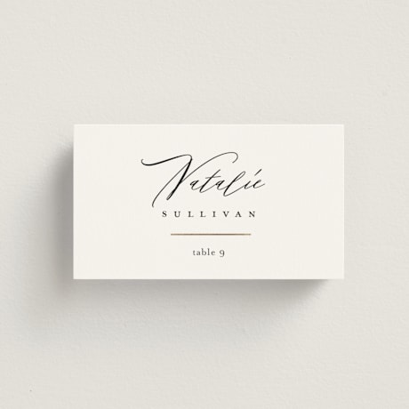 Foil-Pressed Place Cards