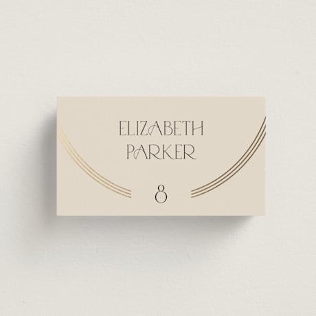 Foil-Pressed Place Cards