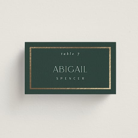 Foil-Pressed Place Cards