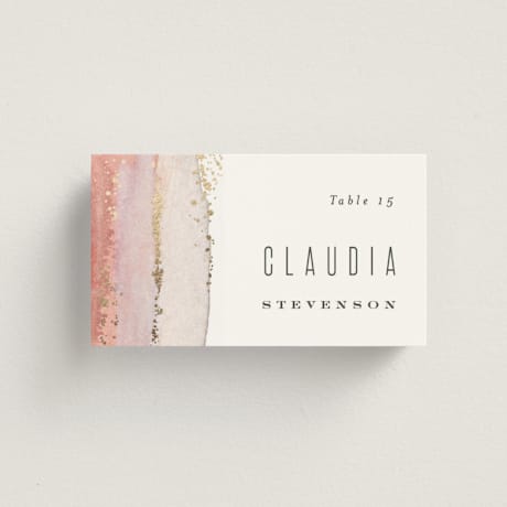 Foil-Pressed Place Cards