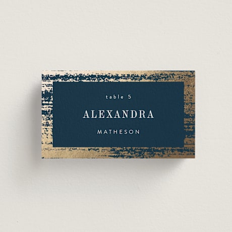 Foil-Pressed Place Cards