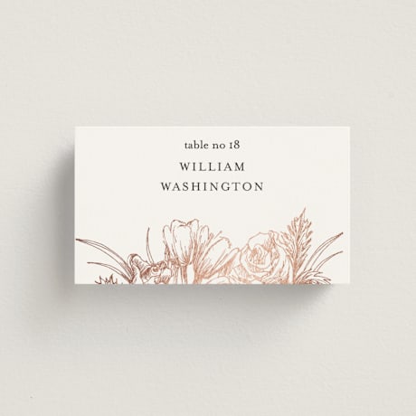 Foil-Pressed Place Cards