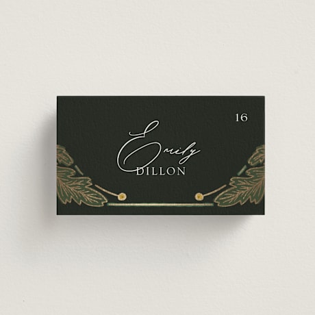Foil-Pressed Place Cards