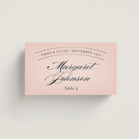 Foil-Pressed Place Cards