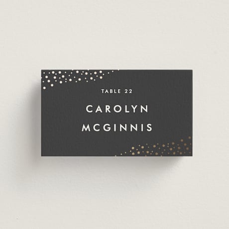 Foil-Pressed Place Cards