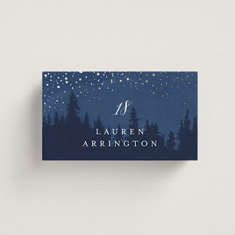 Foil-Pressed Place Cards