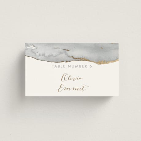 Foil-Pressed Place Cards