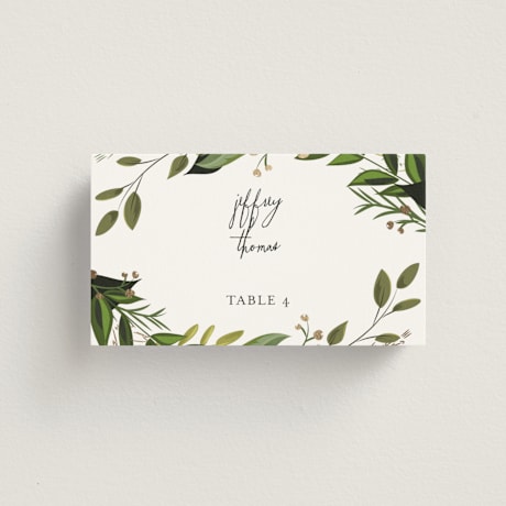 Foil-Pressed Place Cards