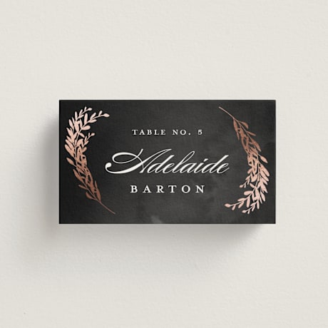 Foil-Pressed Place Cards