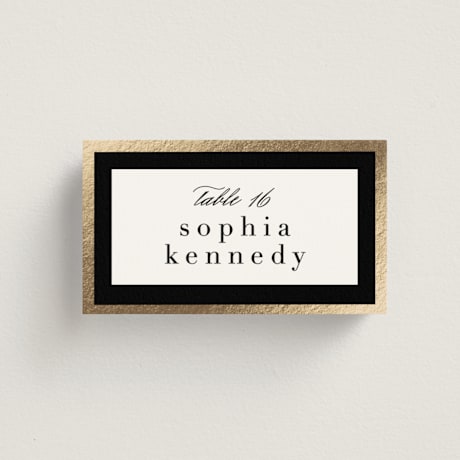 Foil-Pressed Place Cards