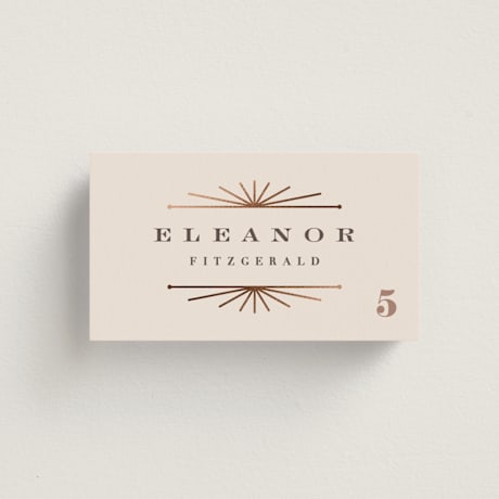 Foil-Pressed Place Cards