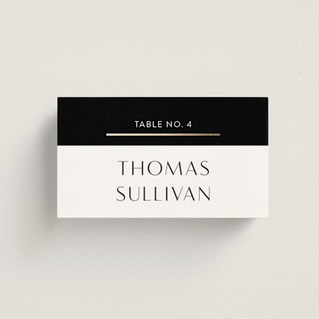 Foil-Pressed Place Cards