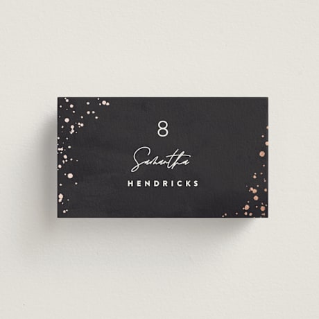 Foil-Pressed Place Cards