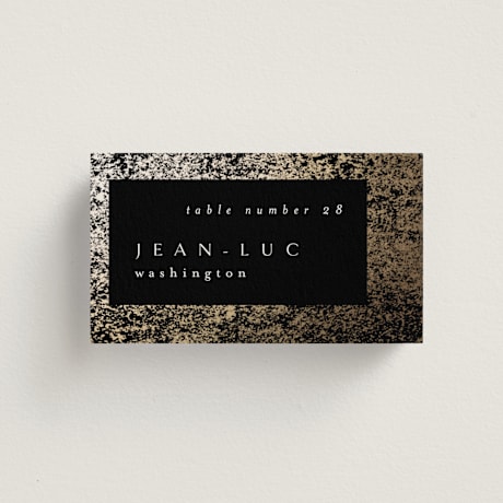 Foil-Pressed Place Cards
