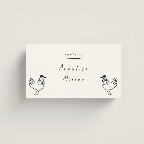 Place Cards - Chicken