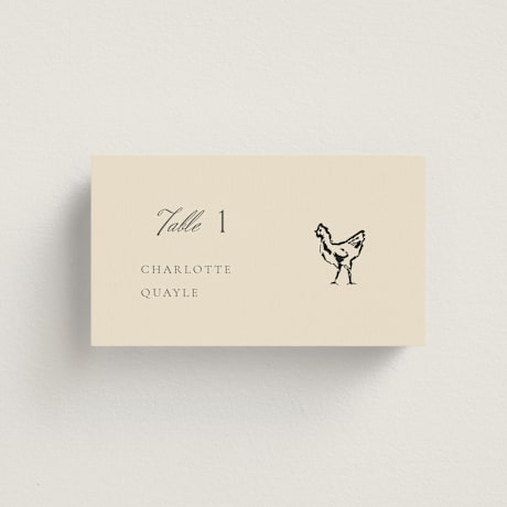 Place Cards - Chicken