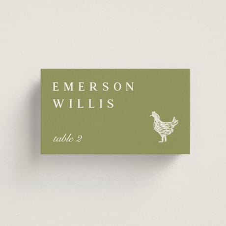 Place Cards - Chicken