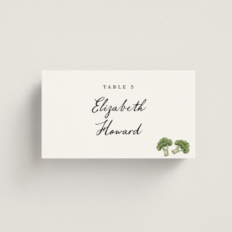 Place Cards - Vegetarian