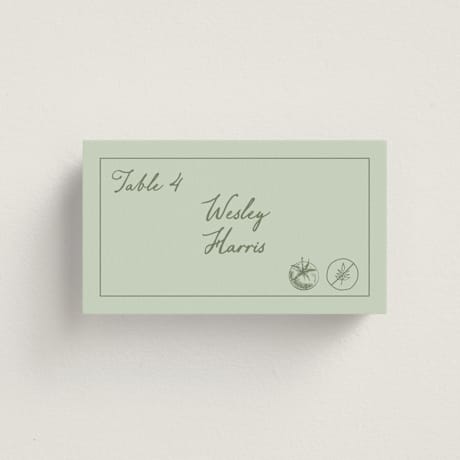 Place Cards - Vegetarian