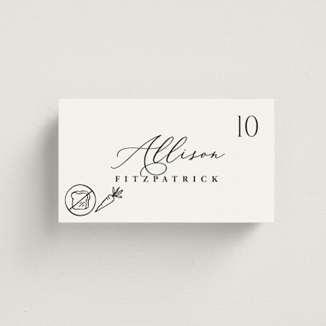 Place Cards - Vegetarian