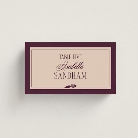 Place Cards - Vegetarian