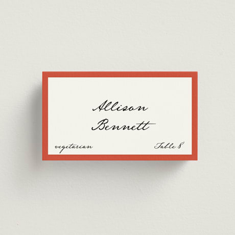 Place Cards - Vegetarian