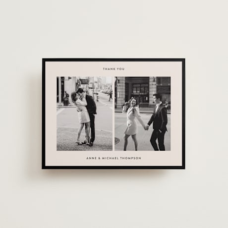 Flat Wedding Thank You Cards