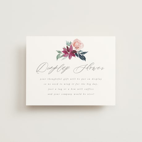 Bridal Shower Insert Cards