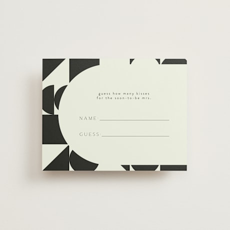 Bridal Shower Insert Cards