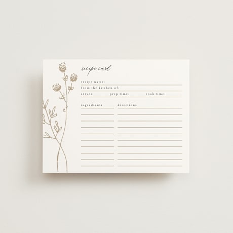 Bridal Shower Insert Cards