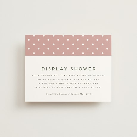 Bridal Shower Insert Cards