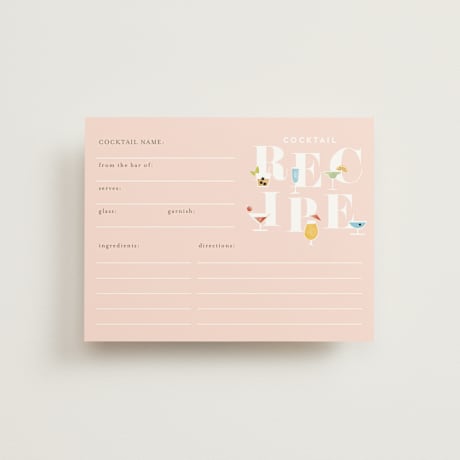 Bridal Shower Insert Cards