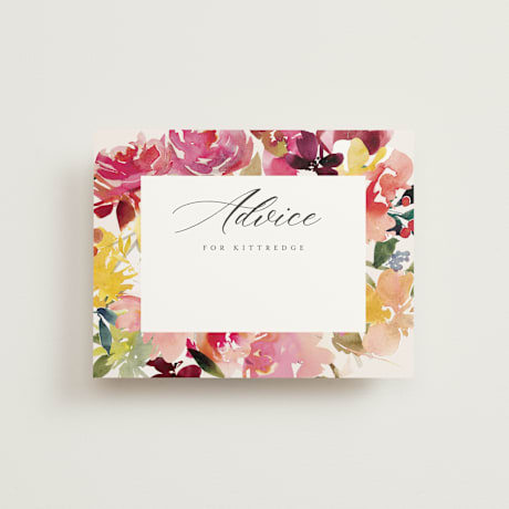 Bridal Shower Insert Cards