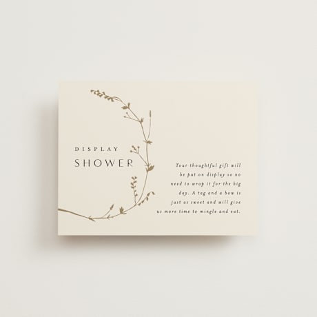 Bridal Shower Insert Cards