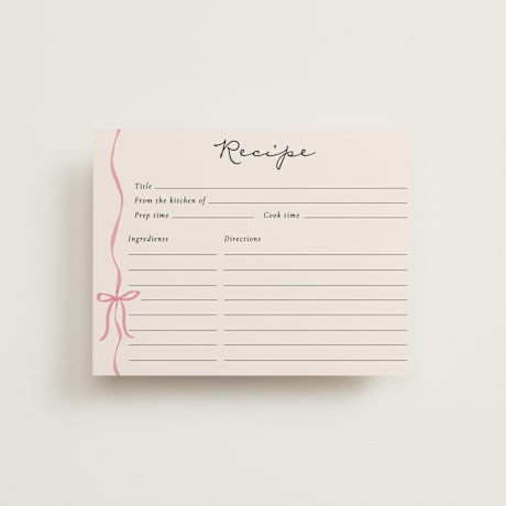 Bridal Shower Insert Cards