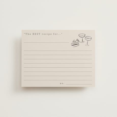 Bridal Shower Insert Cards