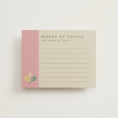 Bridal Shower Insert Cards