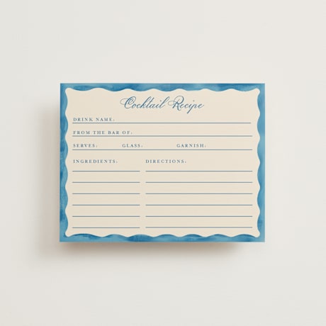 Bridal Shower Insert Cards