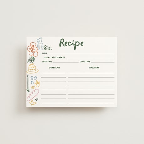 Bridal Shower Insert Cards