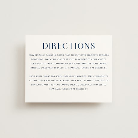 Direction Cards