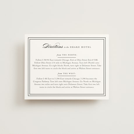 Direction Cards