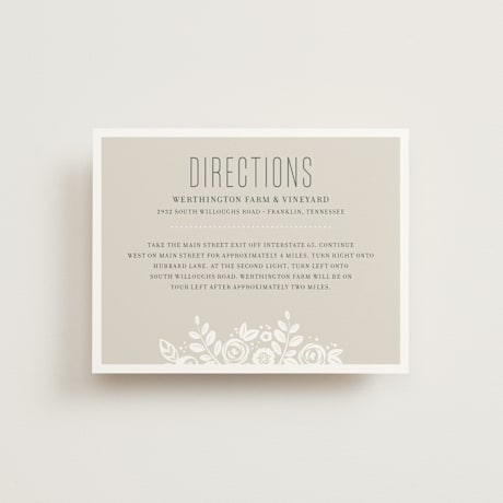 Direction Cards