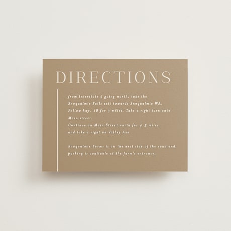 Direction Cards