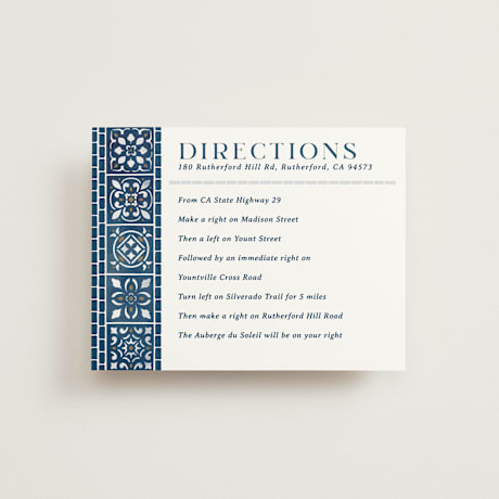Direction Cards