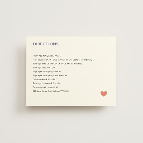 Direction Cards